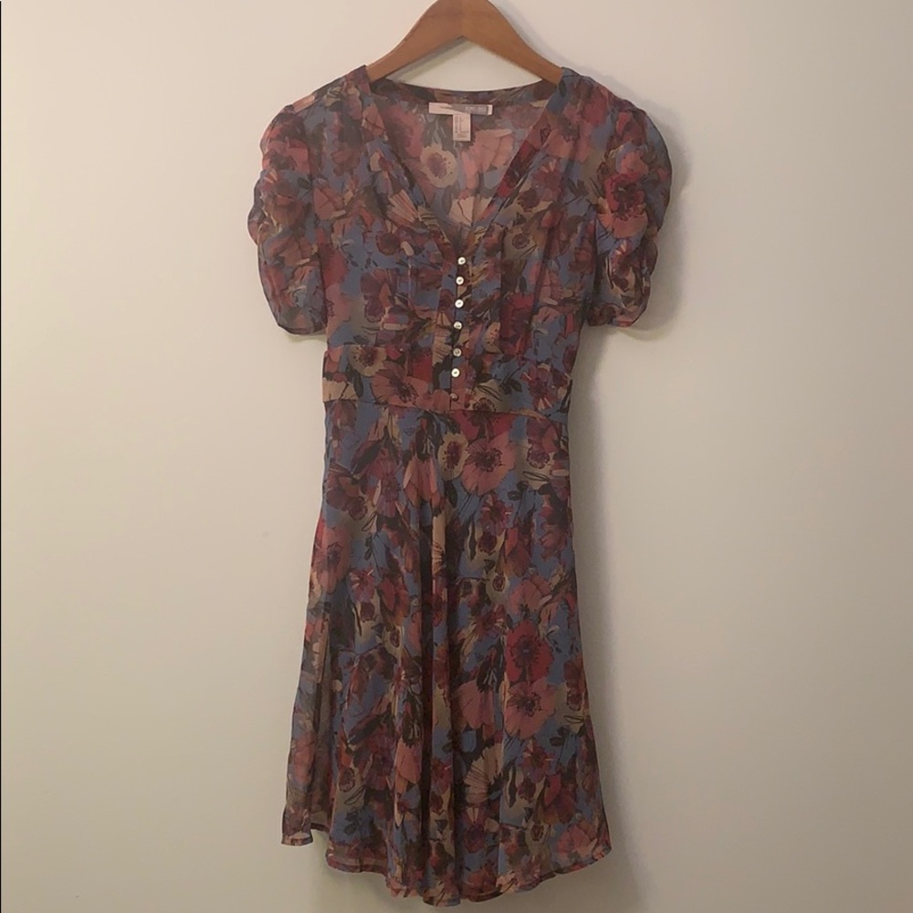 Forever 21 small floral chiffon dress